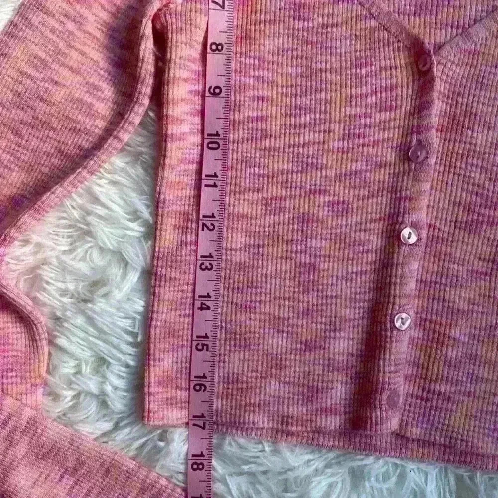 BP Nordstrom’s Pink Space dye cardigan. Size Medium. NWT. - Picture 3 of 5